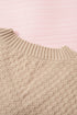 V-Neck Twist Knitted Vest Sweater